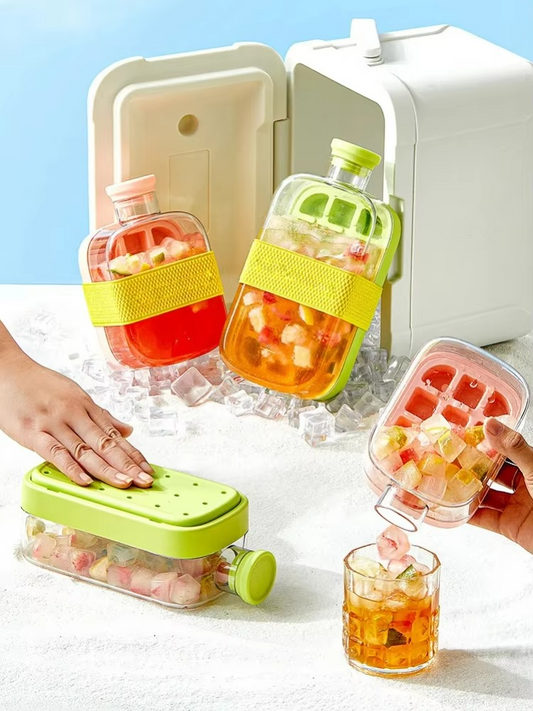 Water Bottle Ice Cube Tray, Cool Summer Ice Cube Cup, Upgraded Ice Cube Bottle - 500ml