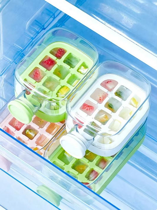 Water Bottle Ice Cube Tray, Cool Summer Ice Cube Cup, Upgraded Ice Cube Bottle - 500ml