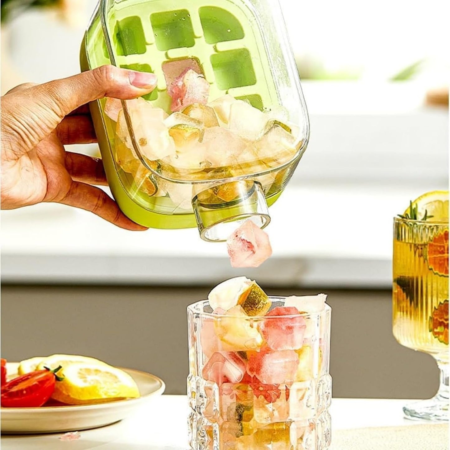 Water Bottle Ice Cube Tray, Cool Summer Ice Cube Cup, Upgraded Ice Cube Bottle - 500ml