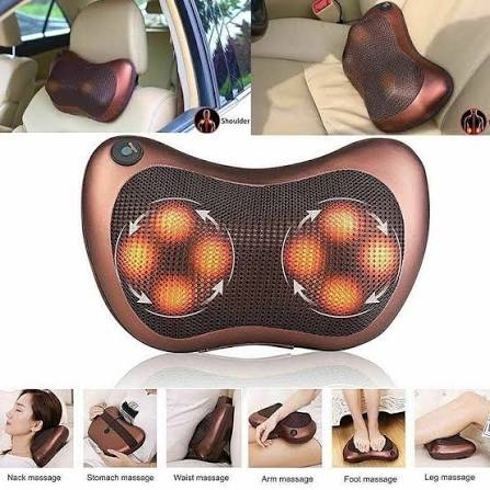 Pillow Massager With Deep Kneading Heated Massage