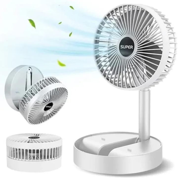 Rechargeable Telescopic Folding Table Fan 1